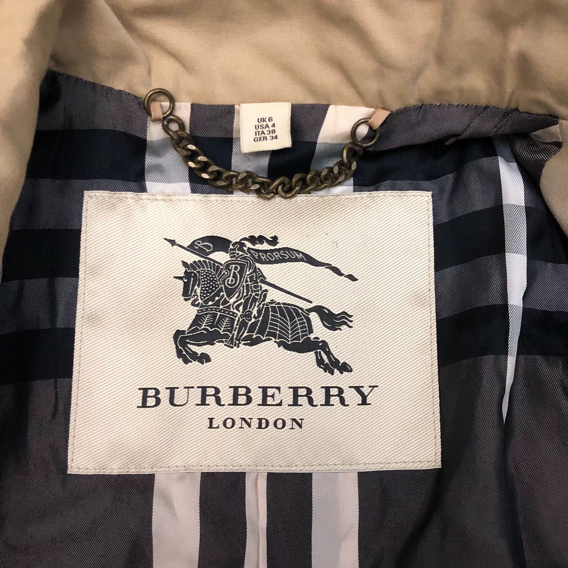 Burberry Burberry Crystal Double-Breasted Trench Coat Size XS / US 0-2 / IT 36-38 - 2 Thumbnail