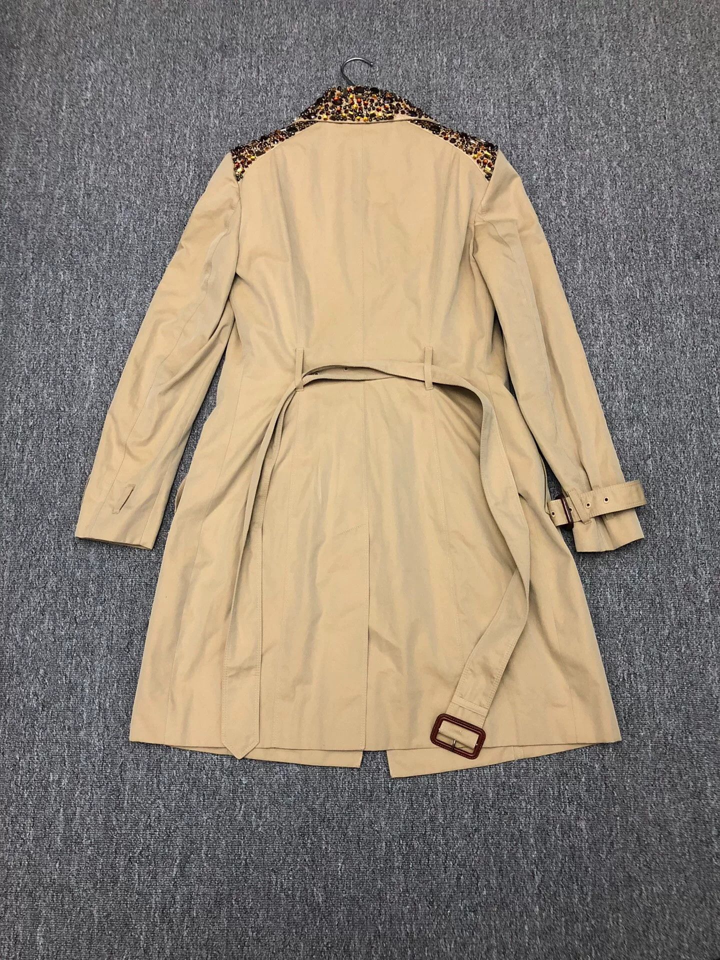 Burberry Burberry Crystal Double-Breasted Trench Coat Size XS / US 0-2 / IT 36-38 - 5 Thumbnail