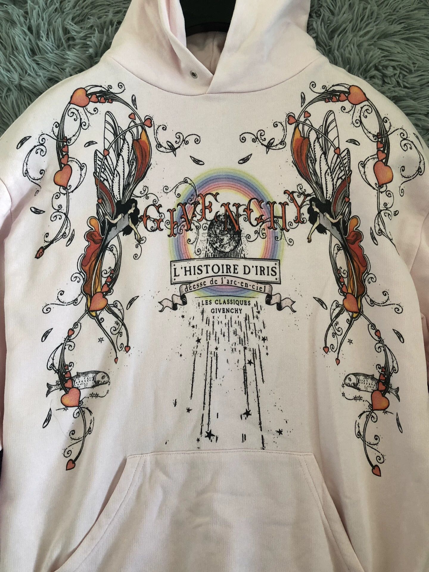 Givenchy Givenchy Angel Print Hoodie Size M / US 6-8 / IT 42-44 - 2 Thumbnail