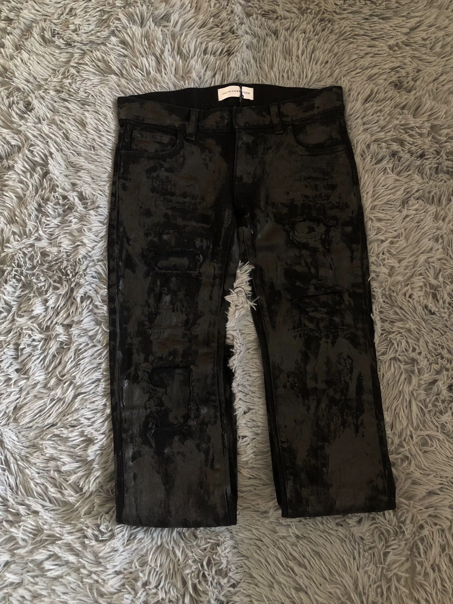 Faith Connexion Faith Connexion Paint Distressed Jeans Size 25" / US 0 / IT 36 - 7 Thumbnail