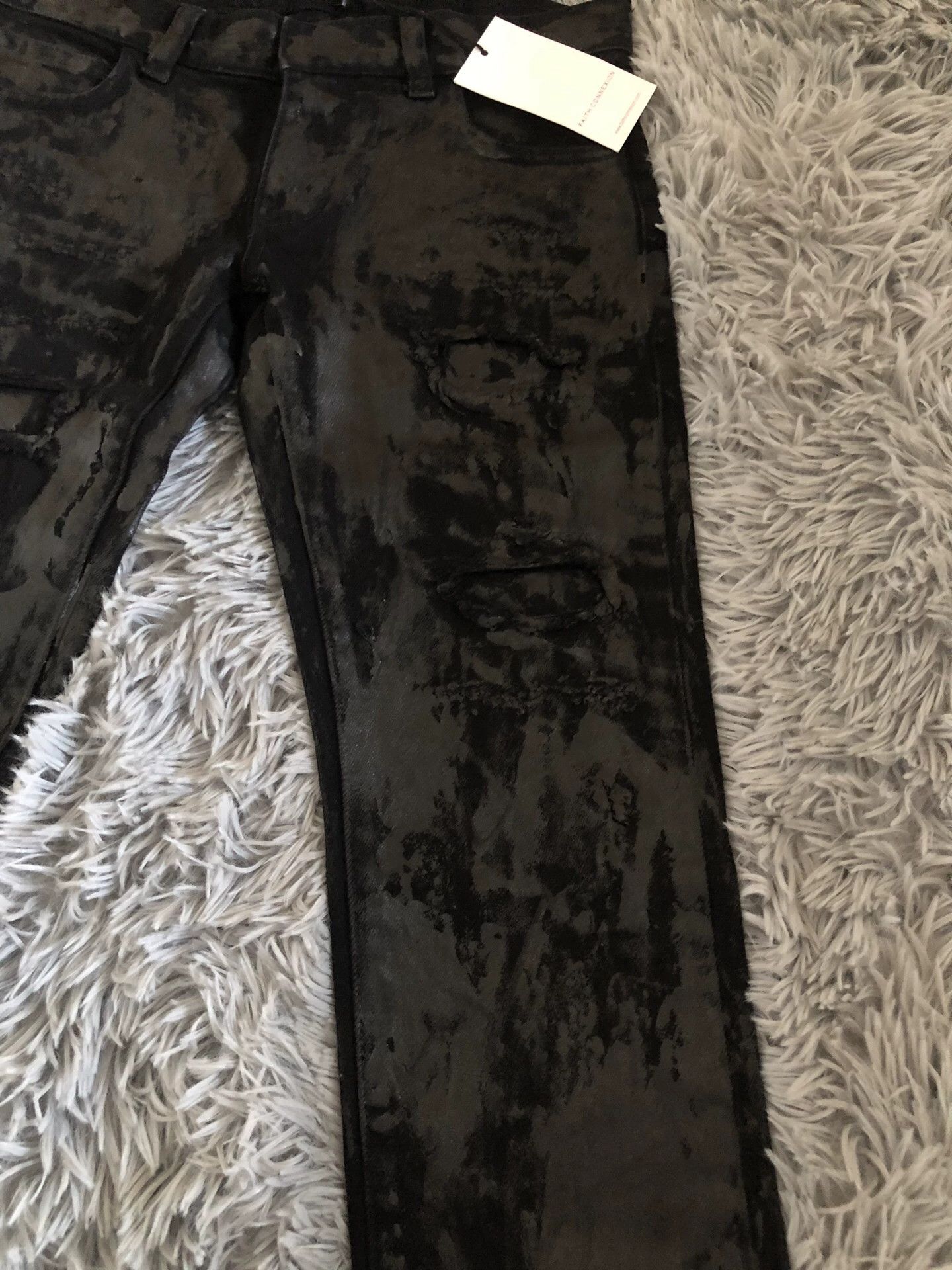 Faith Connexion Faith Connexion Paint Distressed Jeans Size 25" / US 0 / IT 36 - 3 Thumbnail