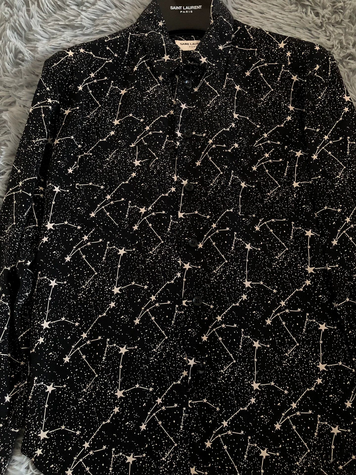 Saint Laurent Paris Saint Laurent Star Print Shirt Size M / US 6-8 / IT 42-44 - 2 Thumbnail