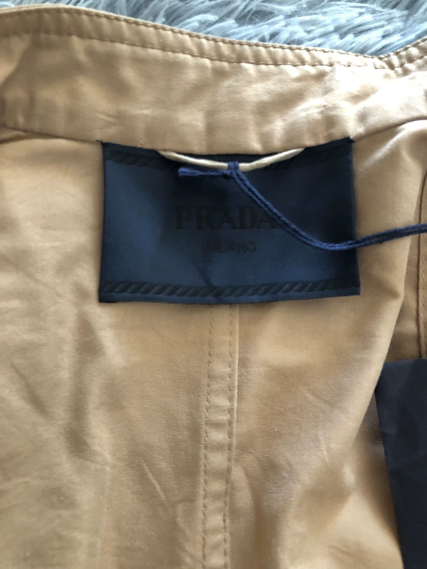 Prada Prada Khaki Collar Jacket Size XXS / US 00 / IT 34 - 2 Thumbnail
