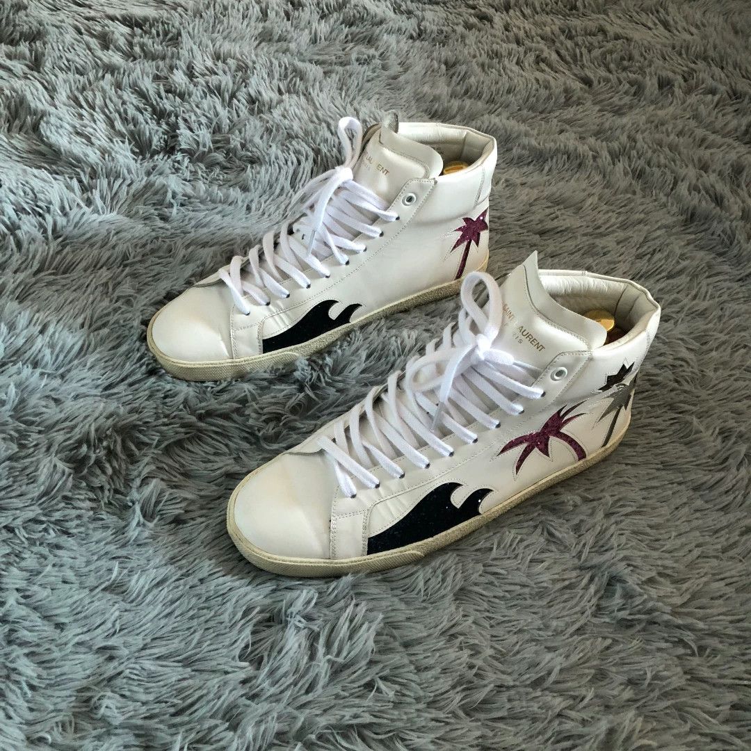 Saint Laurent Paris Saint Laurent Scales Coconut Tree Sneakers Size US 10 / EU 43 - 2 Thumbnail