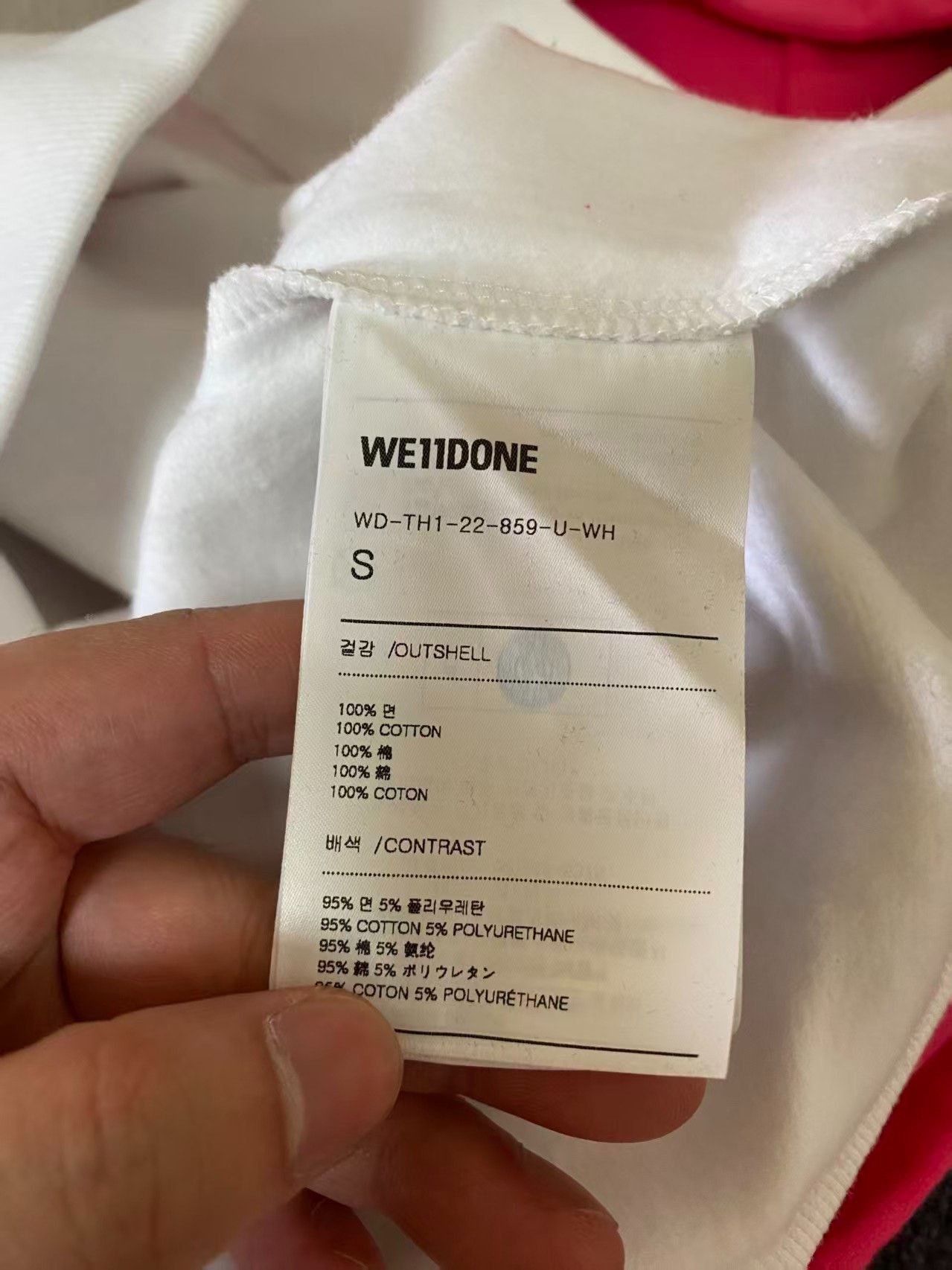 WE11DONE we11done Colorblock Logo Lettering Hoodie Size US XS / EU 42 / 0 - 4 Thumbnail