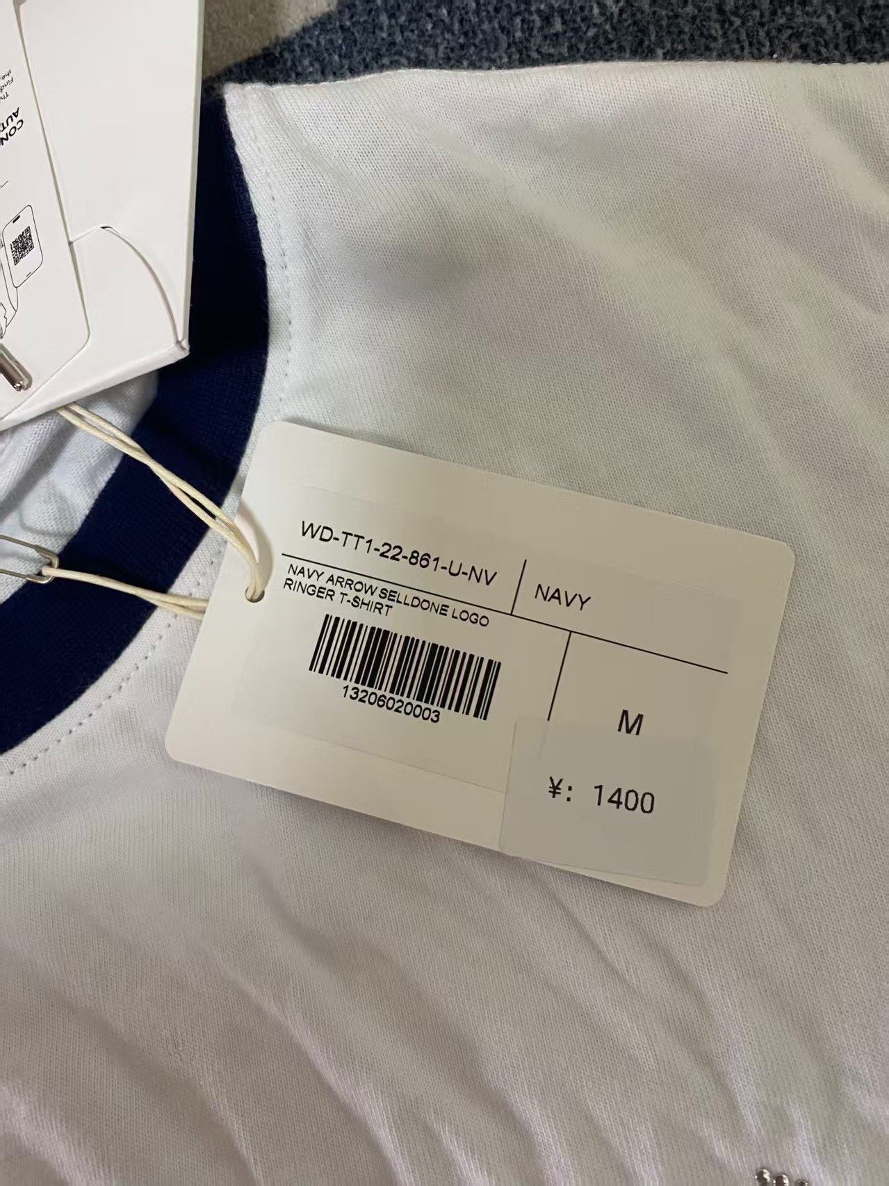 WE11DONE we11done Solid Letter Crew Neck Tee Size US M / EU 48-50 / 2 - 4 Thumbnail