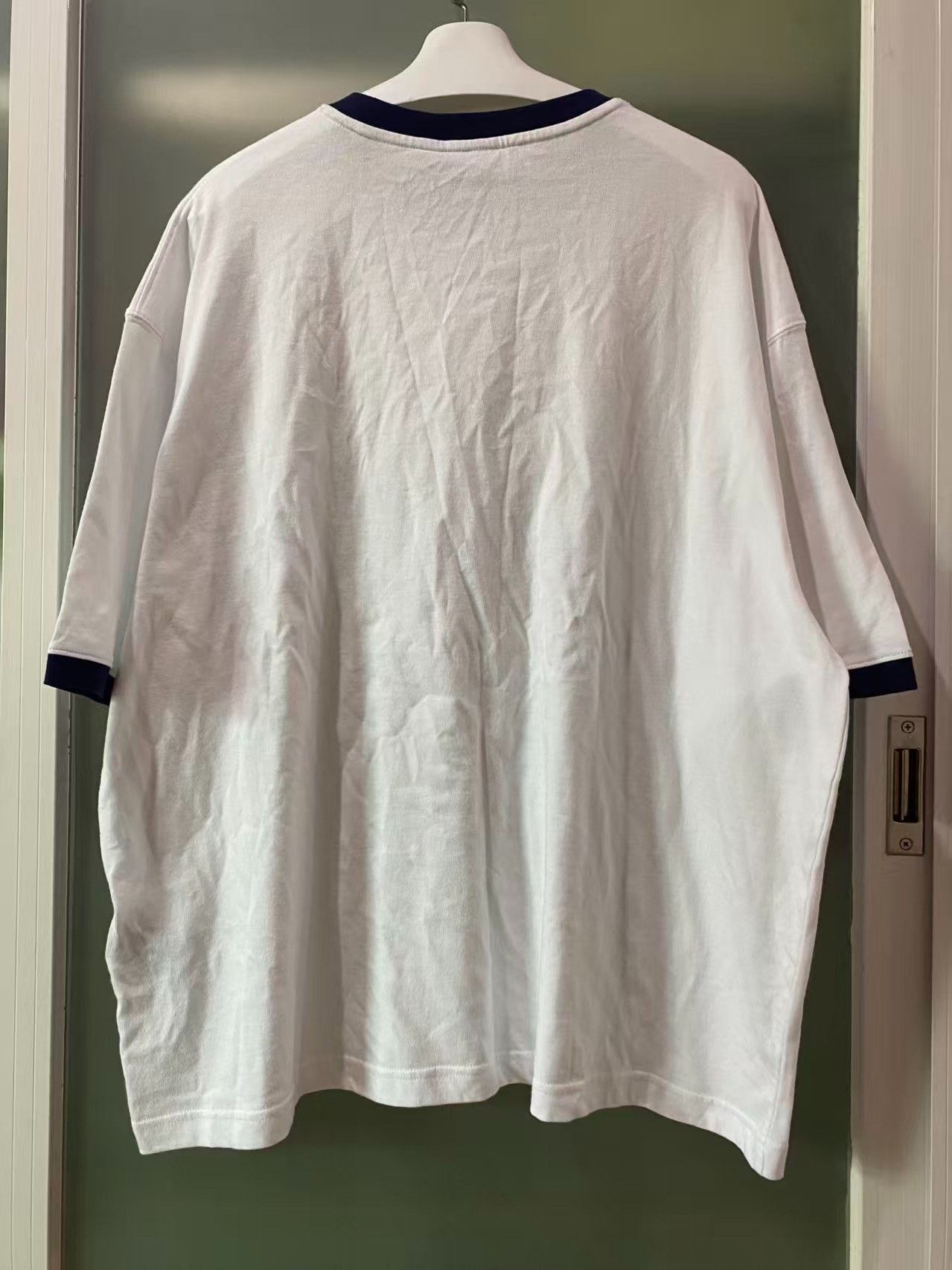WE11DONE we11done Solid Letter Crew Neck Tee Size US M / EU 48-50 / 2 - 2 Thumbnail