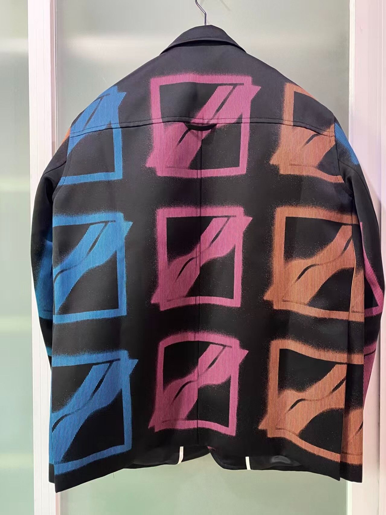 WE11DONE we11done Large Logo All-Over Print Blazer Size US XS / EU 42 / 0 - 2 Thumbnail
