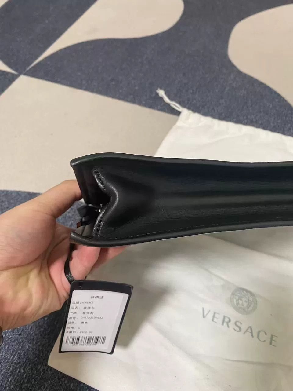 Versace Versace Barocco Print Cowhide Clutch Size ONE SIZE - 5 Thumbnail
