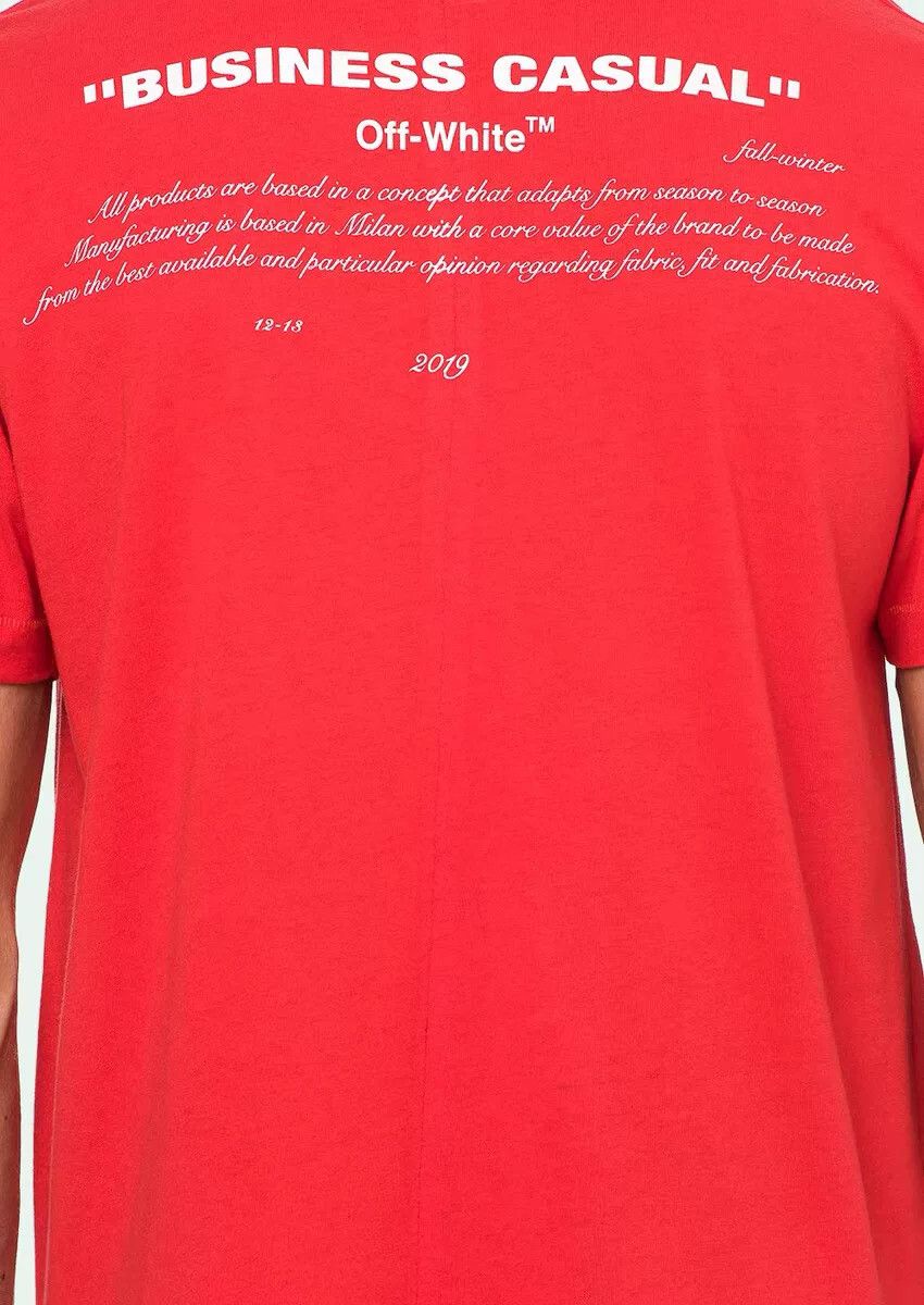 Off-White Off-White Benini Short-Sleeve Tee Size US XXS / EU 40 - 5 Thumbnail