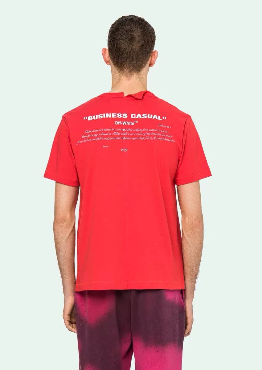 Off-White Off-White Benini Short-Sleeve Tee Size US XXS / EU 40 - 4 Thumbnail