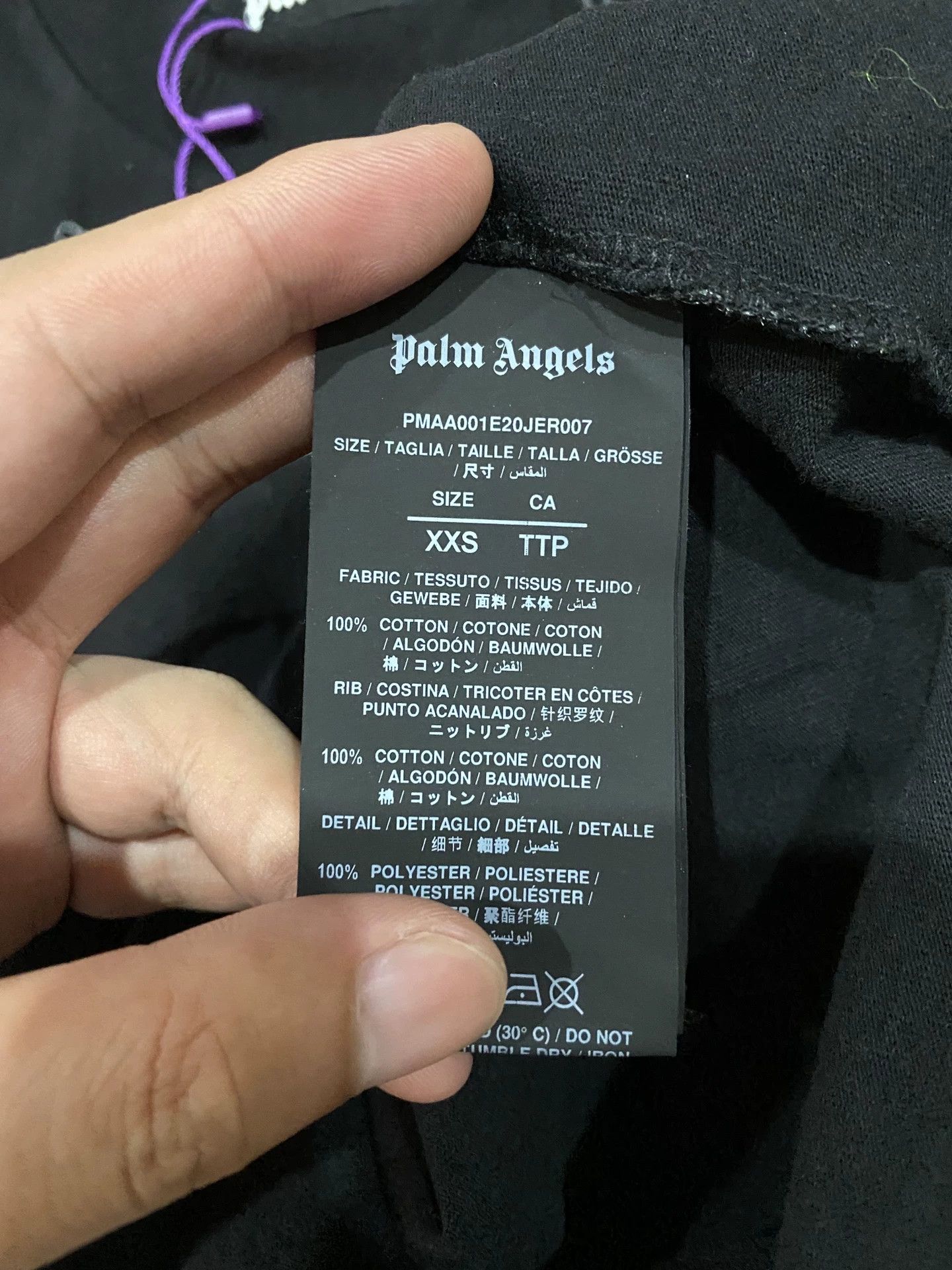 Palm Angels Palm Angels Gothic Font Short Sleeve Size XXS / US 00 / IT 34 - 3 Thumbnail