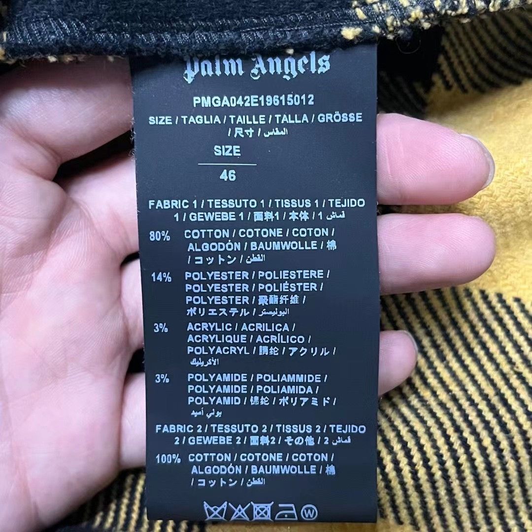 Palm Angels Palm Angels Letter Hooded Shirt Jacket Size US S / EU 44-46 / 1 - 4 Thumbnail