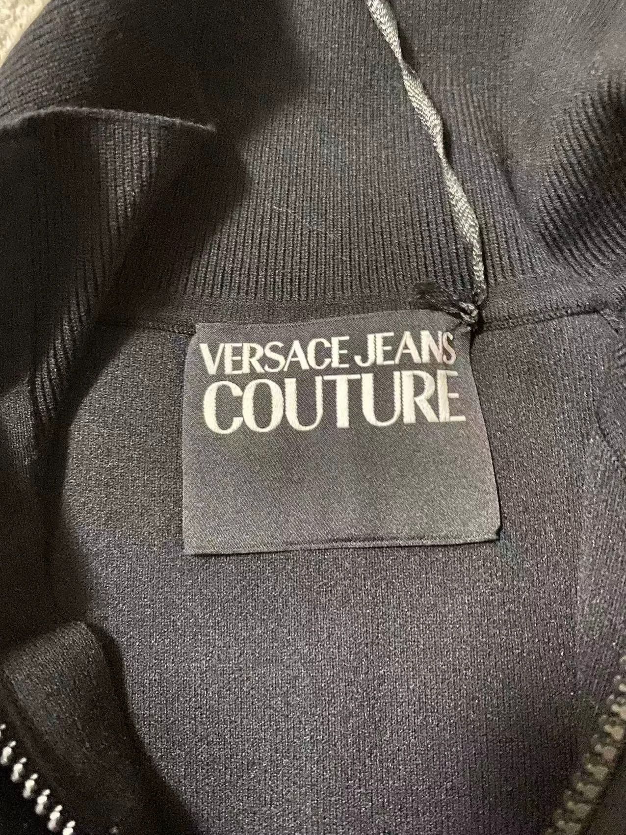 Versace Versace Spliced Letter Half-Zip Sweatshirt Size US L / EU 52-54 / 3 - 4 Thumbnail