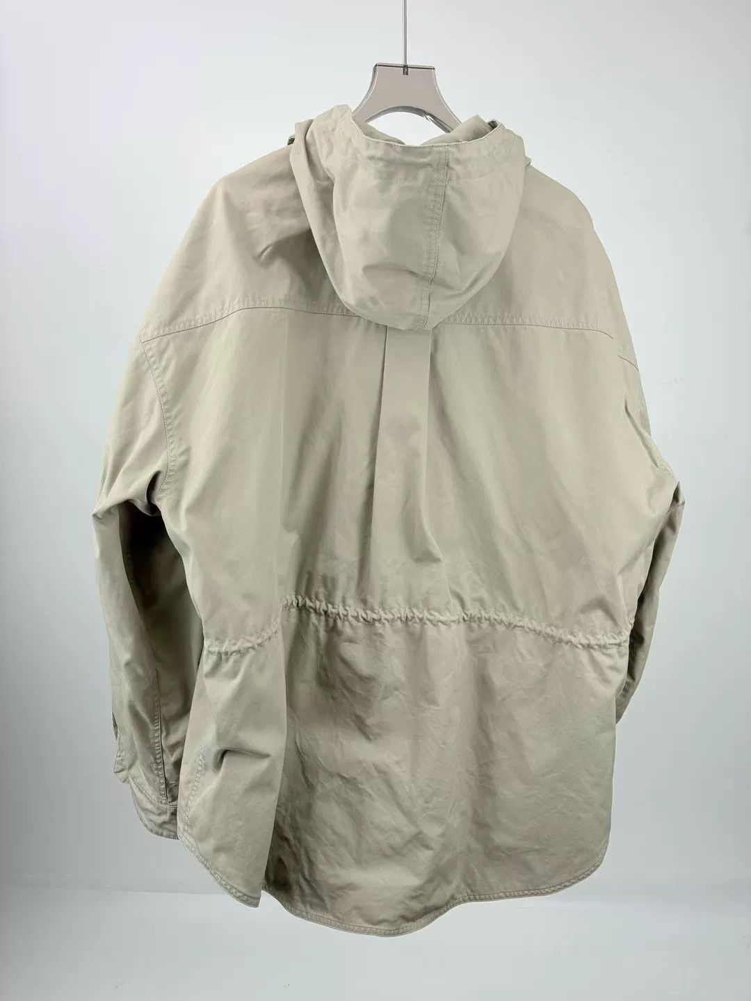 Balenciaga Balenciaga Khaki Oversized Hooded Trench Size US L / EU 52-54 / 3 - 2 Thumbnail