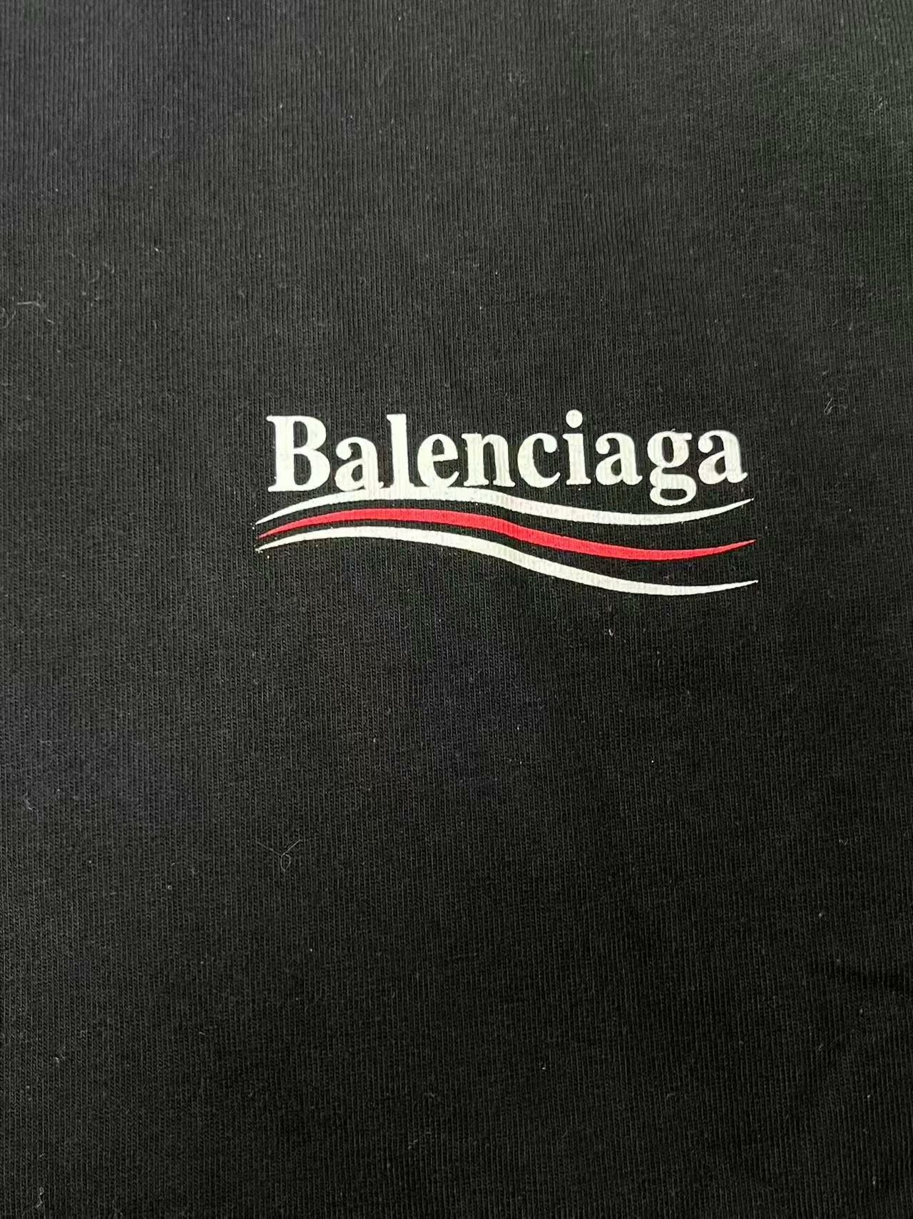 Balenciaga Balenciaga Men's Printed Oversized Crewneck T-Shirt Size US XS / EU 42 / 0 - 3 Thumbnail