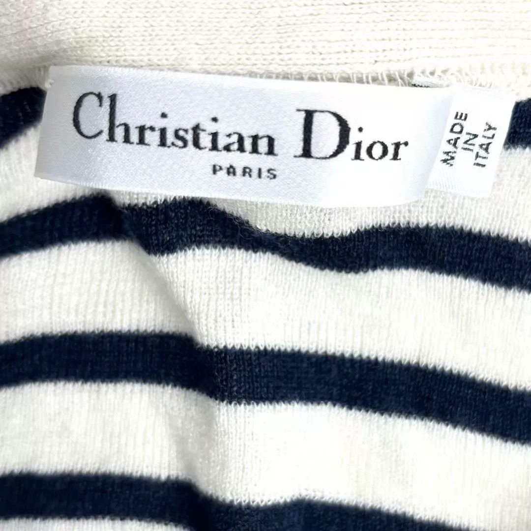 Dior Dior Striped Nautical Cardigan Size S / US 4 / IT 40 - 3 Thumbnail
