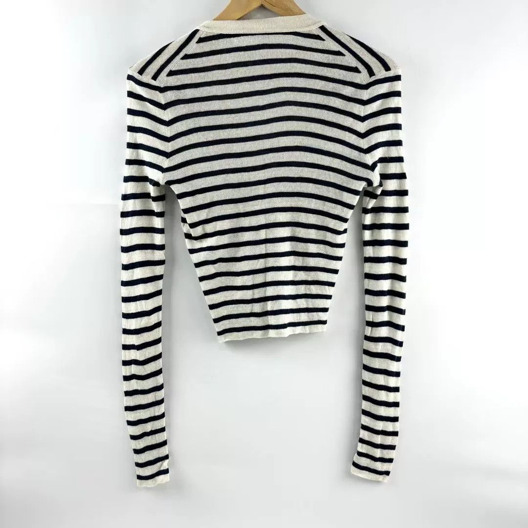 Dior Dior Striped Nautical Cardigan Size S / US 4 / IT 40 - 2 Thumbnail