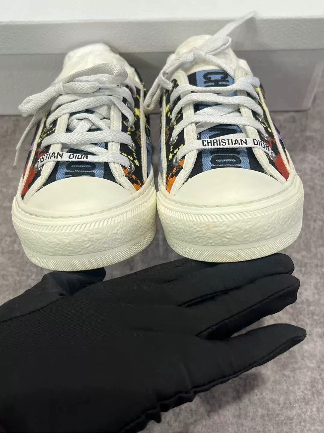 Dior Dior Floral Print Sneakers Size US 4 / IT 34 - 4 Thumbnail