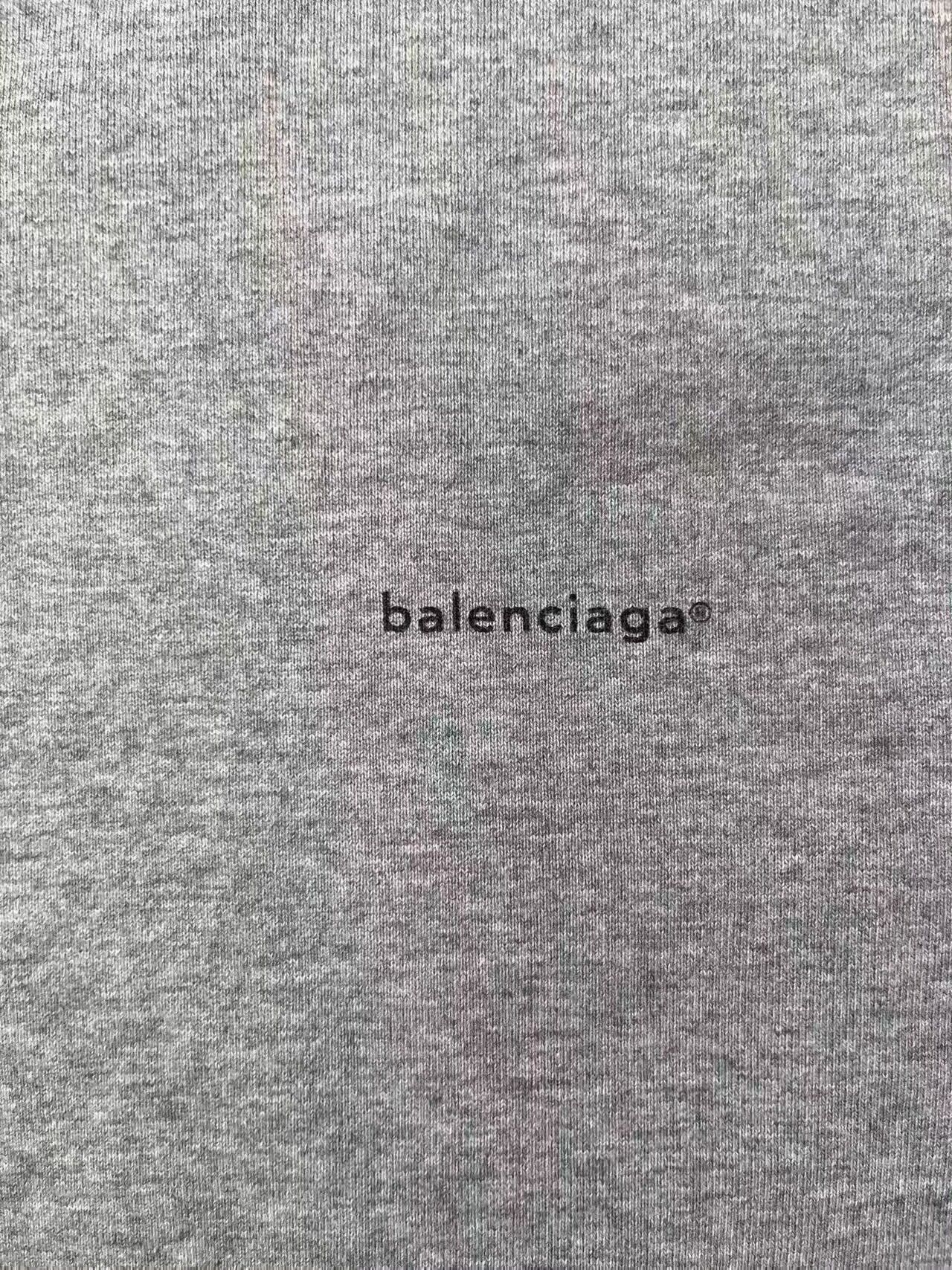 Balenciaga Balenciaga Solid Logo Print Hoodie Size US L / EU 52-54 / 3 - 3 Thumbnail