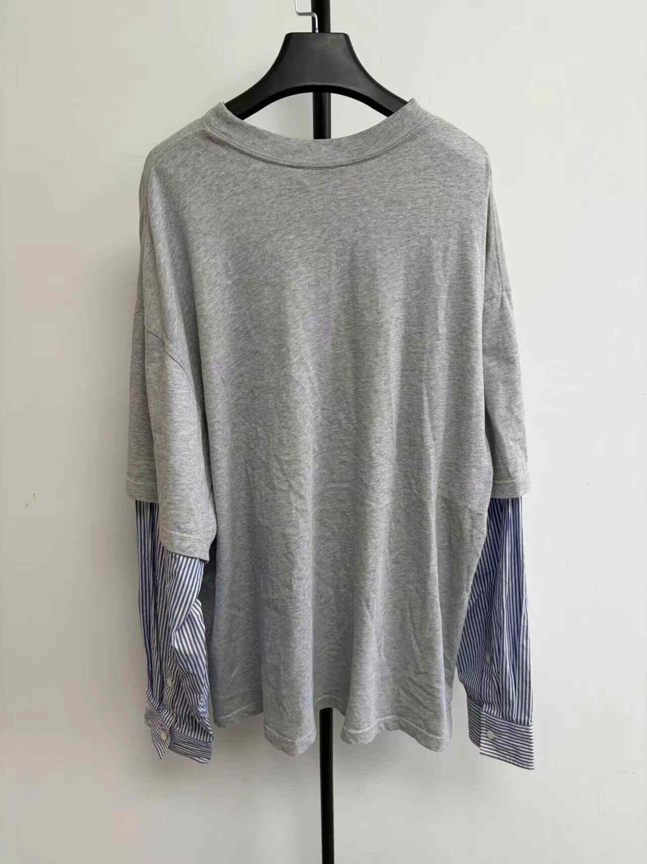 Balenciaga Balenciaga Striped Crewneck Long-Sleeve T-Shirt Size US S / EU 44-46 / 1 - 2 Thumbnail