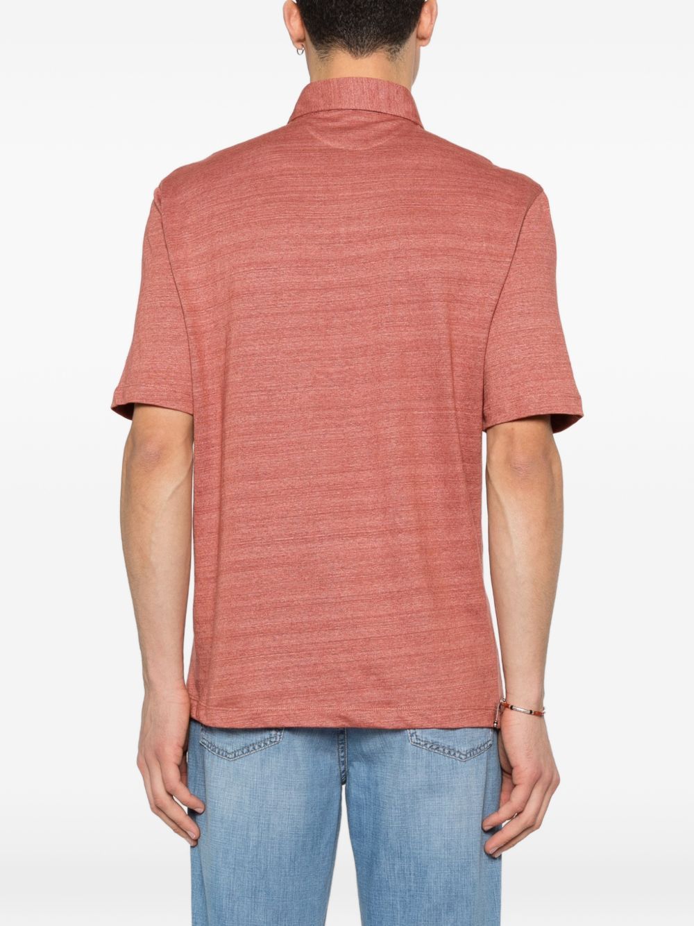 Brunello Cucinelli LINEN AND COTTON POLO SHIRT Size US S / EU 44-46 / 1 - 3 Thumbnail