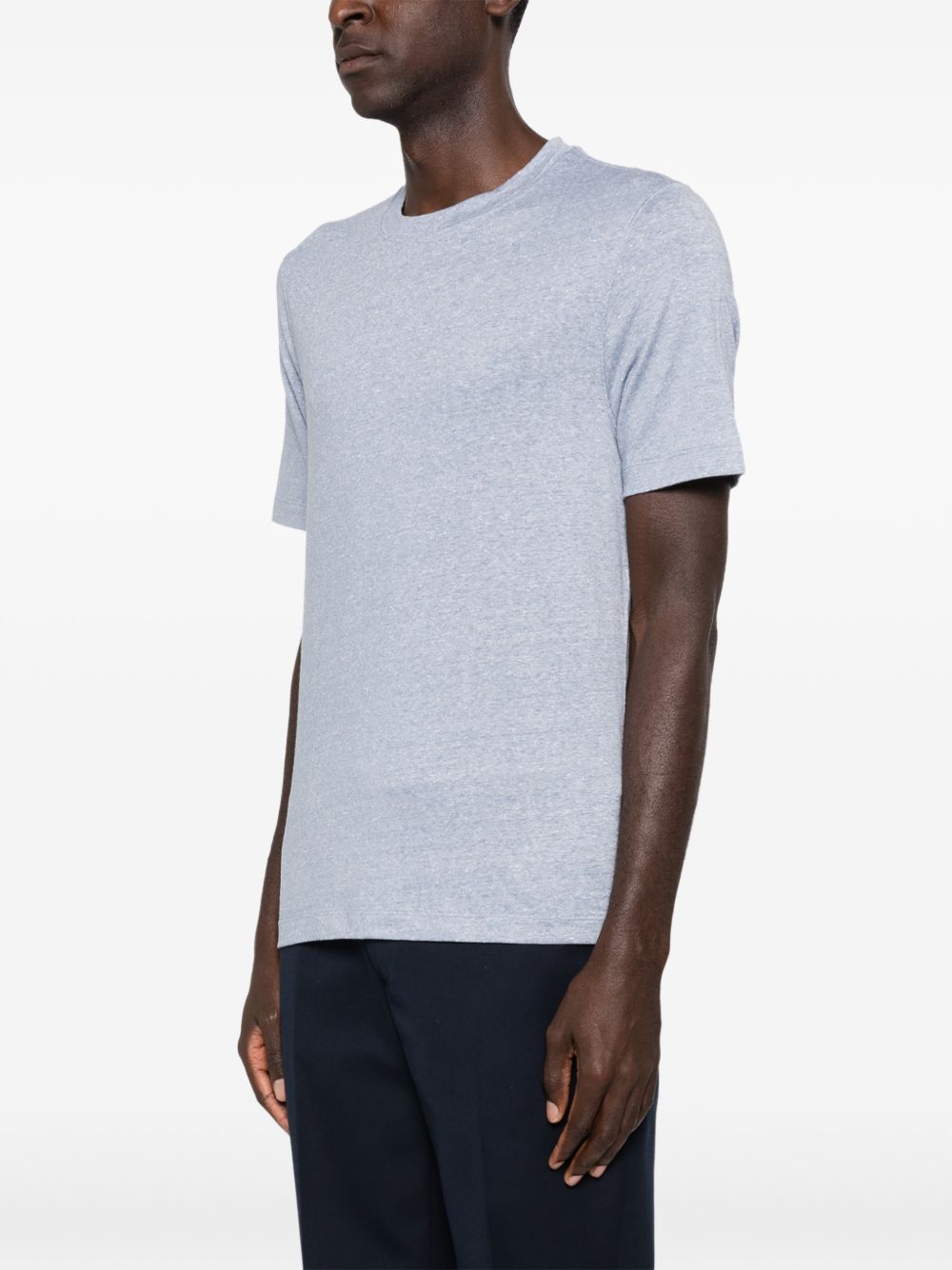 Brunello Cucinelli LINEN BLEND T-SHIRT Size US S / EU 44-46 / 1 - 5 Thumbnail