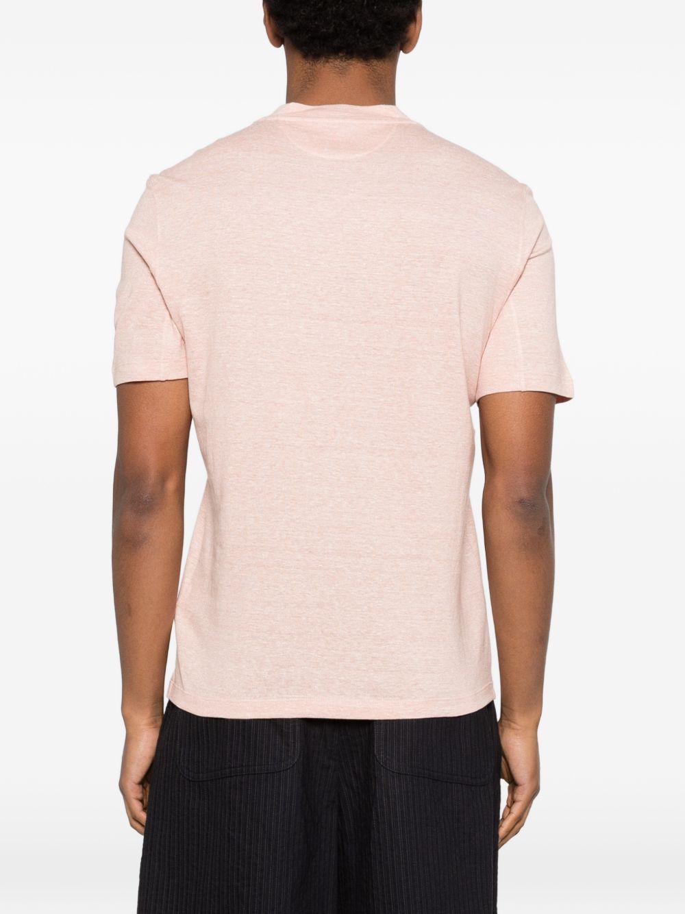 Brunello Cucinelli LINEN BLEND T-SHIRT Size US XXL / EU 58 / 5 - 4 Thumbnail