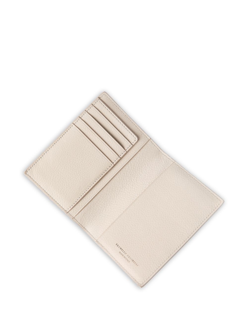 Brunello Cucinelli LEATHER PASSPORT CASE Size ONE SIZE - 3 Thumbnail