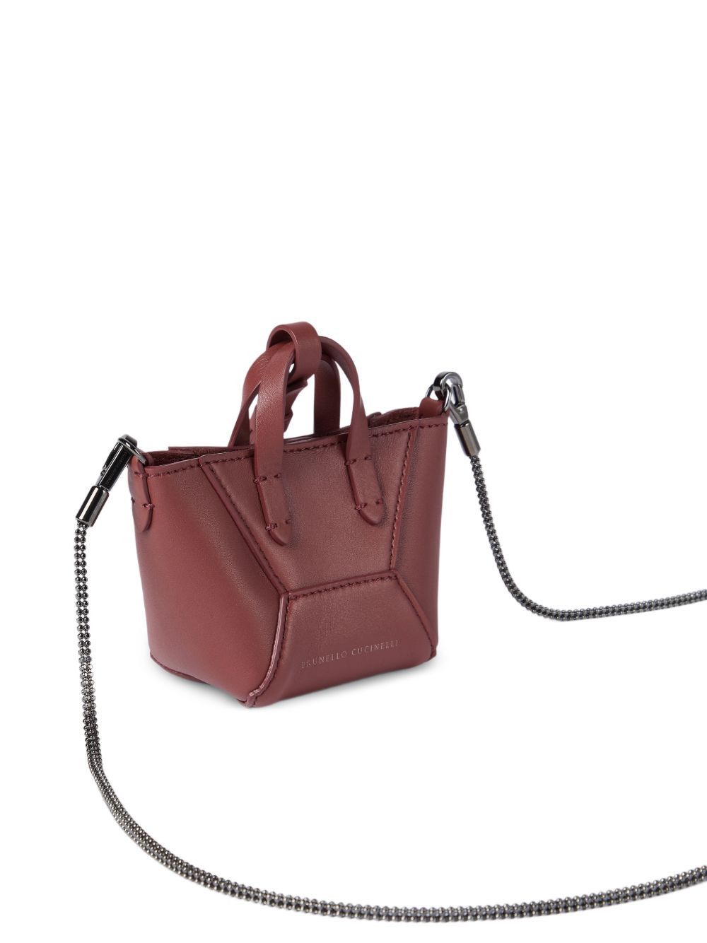 Brunello Cucinelli LEATHER BAG CHARM Size ONE SIZE - 4 Thumbnail