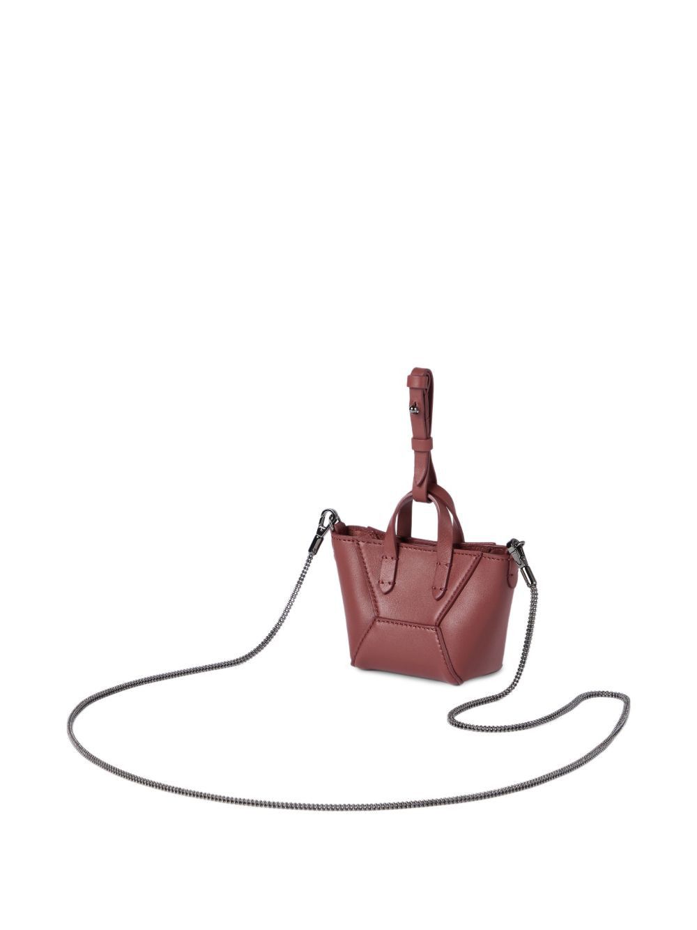 Brunello Cucinelli LEATHER BAG CHARM Size ONE SIZE - 3 Thumbnail