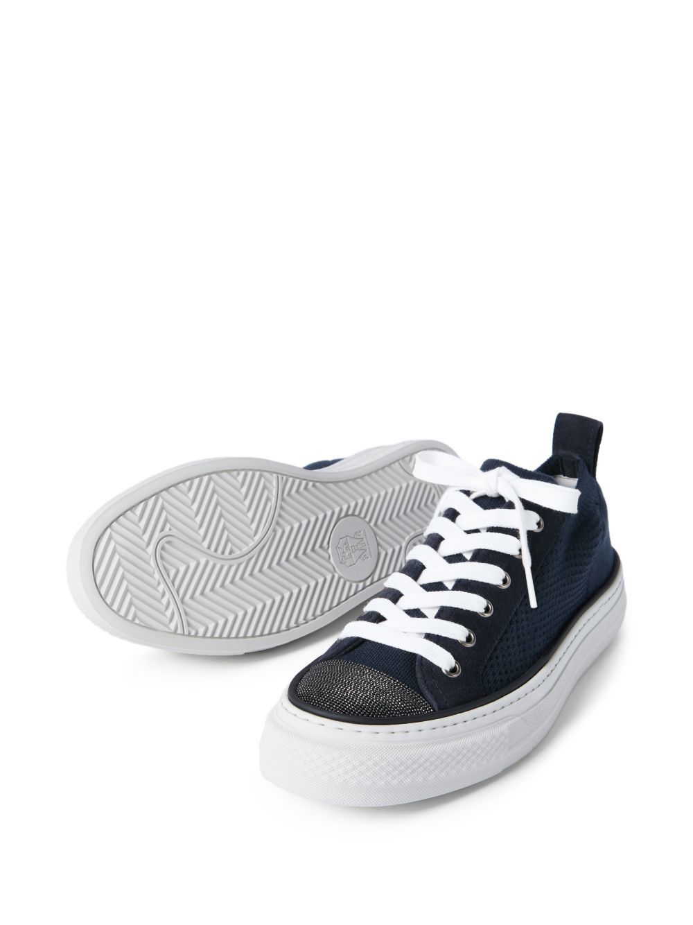 Brunello Cucinelli LEATHER SNEAKERS Size US 6 / IT 36 - 3 Thumbnail