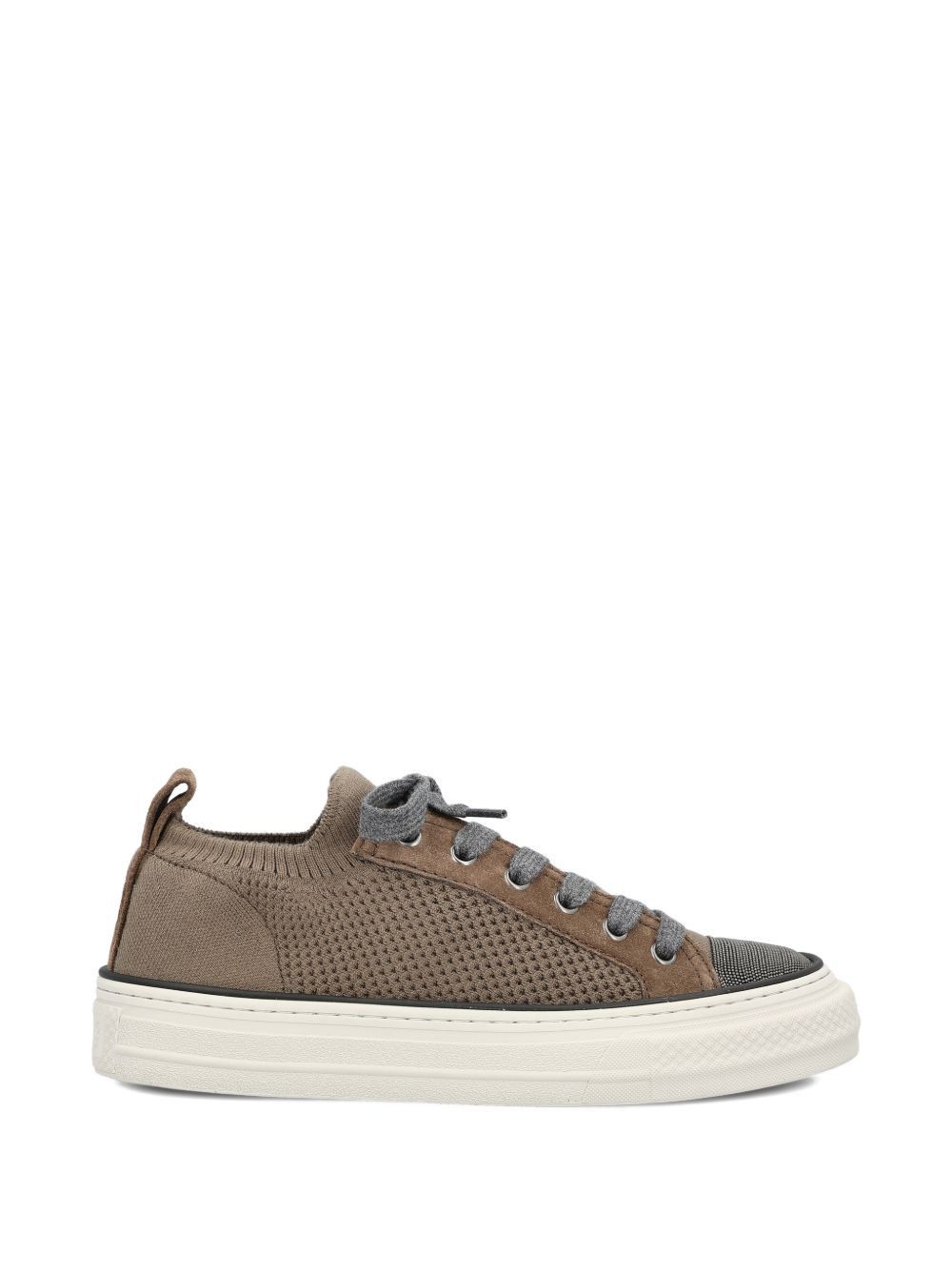Brunello Cucinelli LEATHER SNEAKERS Size US 6 / IT 36 - 3 Thumbnail
