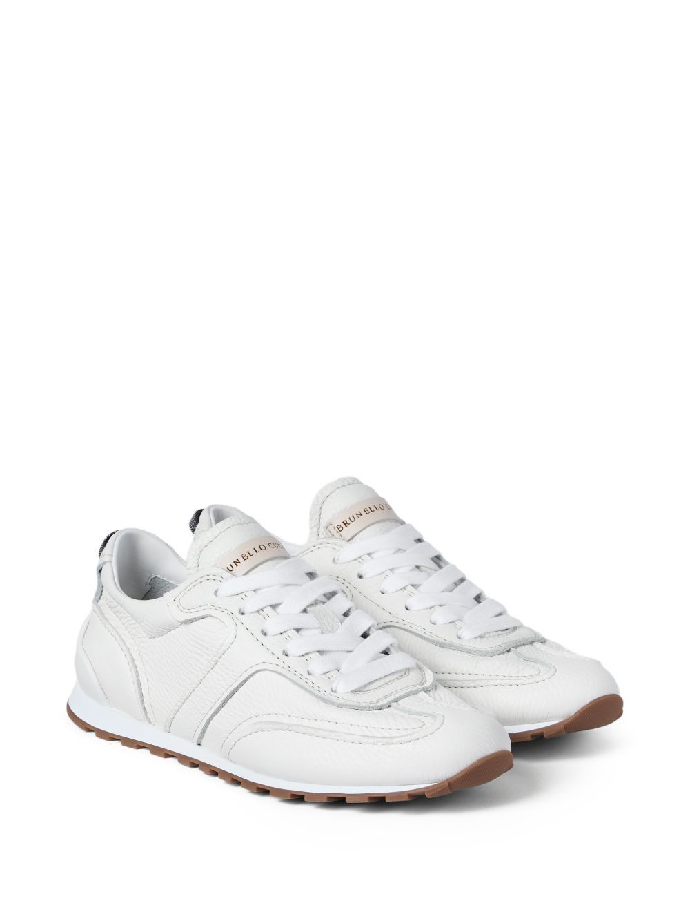 Brunello Cucinelli LEATHER SNEAKERS Size US 9 / IT 39 - 4 Thumbnail