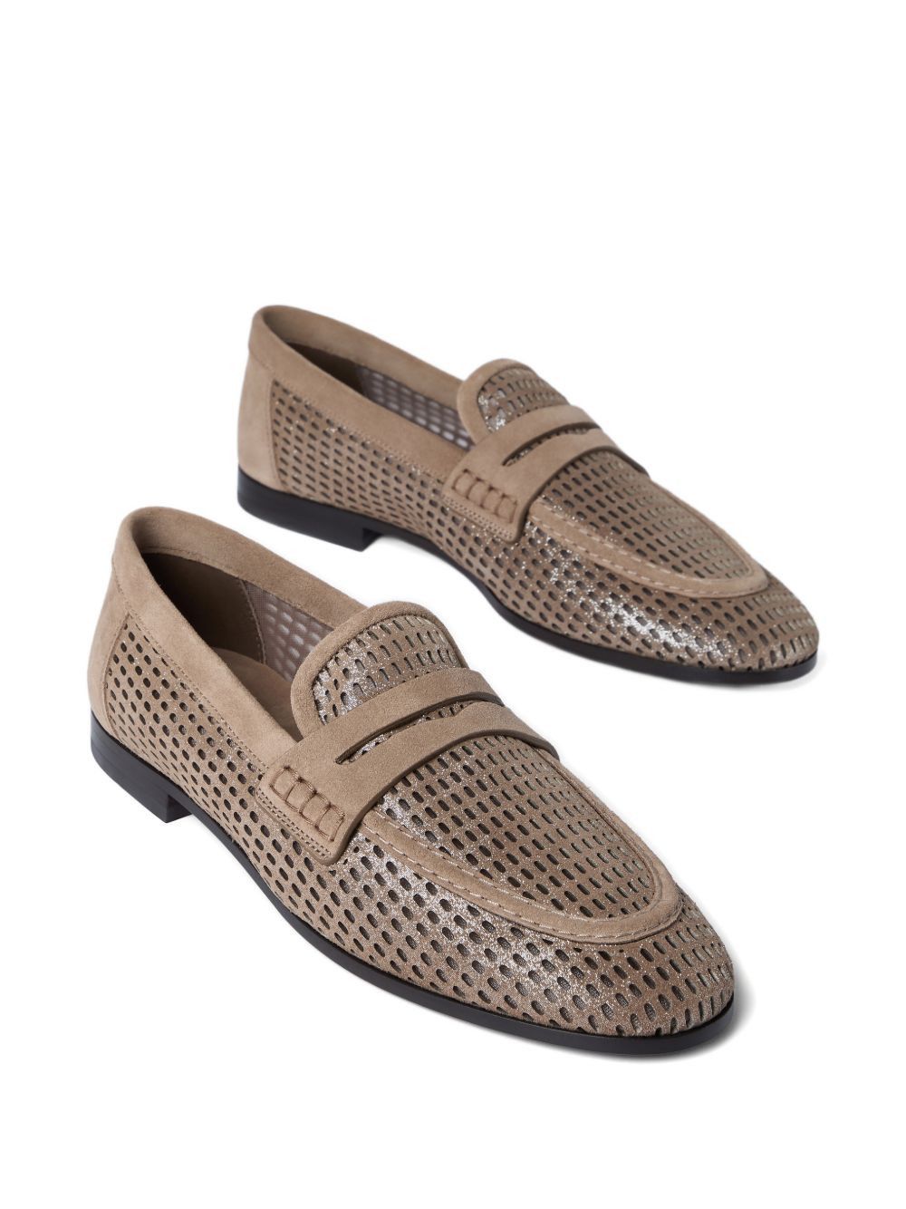 Brunello Cucinelli LEATHER LOAFERS Size US 7 / IT 37 - 6 Thumbnail