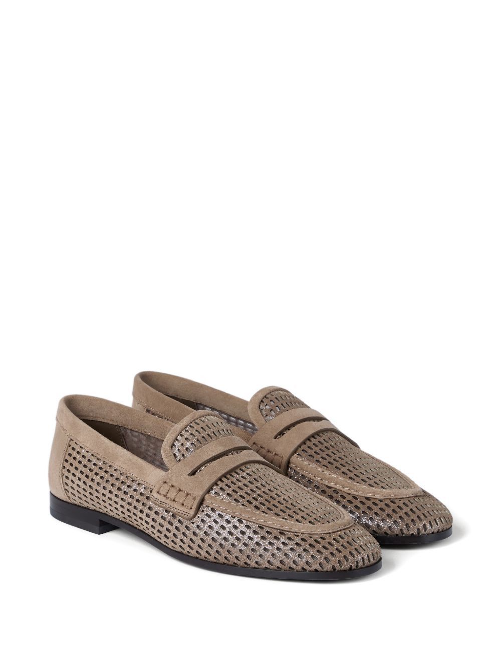 Brunello Cucinelli LEATHER LOAFERS Size US 10 / IT 40 - 4 Thumbnail