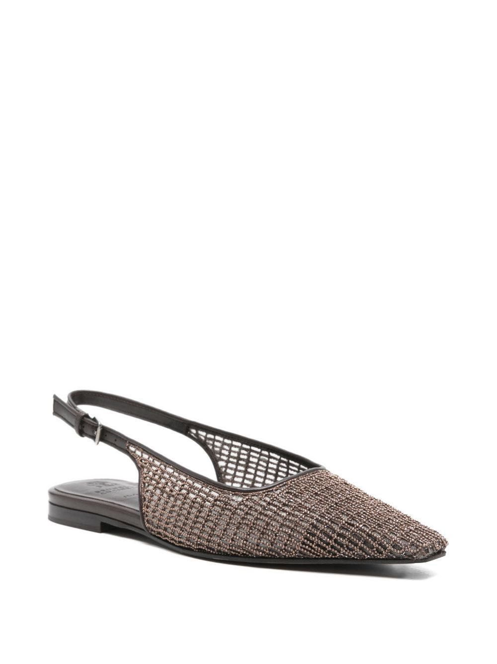 Brunello Cucinelli LEATHER BALLETS Size US 6 / IT 36 - 4 Thumbnail