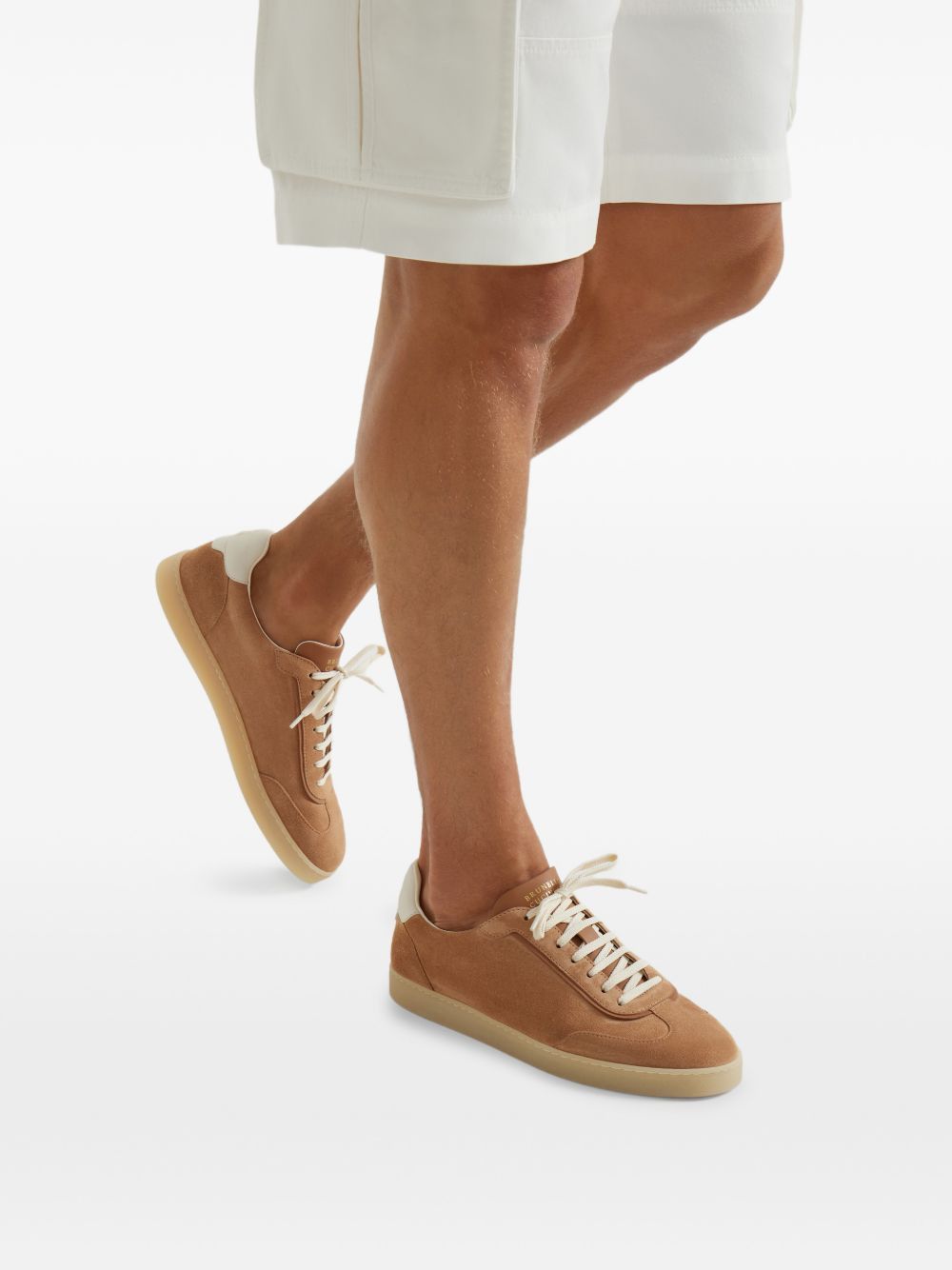 Brunello Cucinelli LEATHER SNEAKERS Size US 10 / EU 43 - 3 Thumbnail