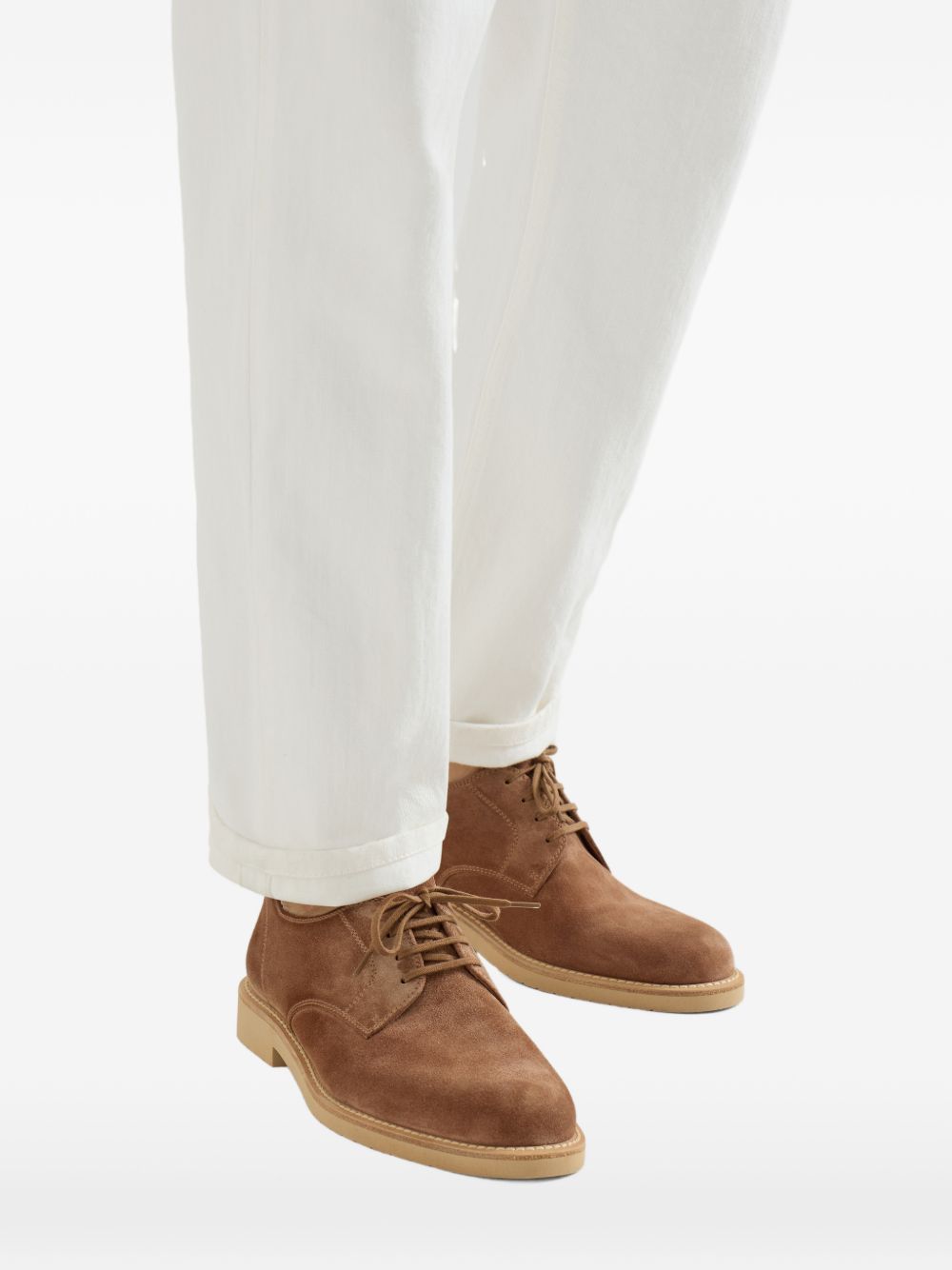 Brunello Cucinelli SUEDE LEATHER SNEAKERS Size US 10 / EU 43 - 2 Thumbnail
