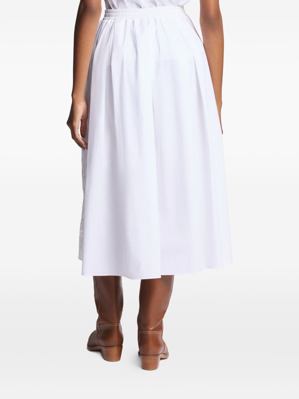 Fay COTTON LONG SKIRT Size 30" / US 8 / IT 44 - 4 Thumbnail