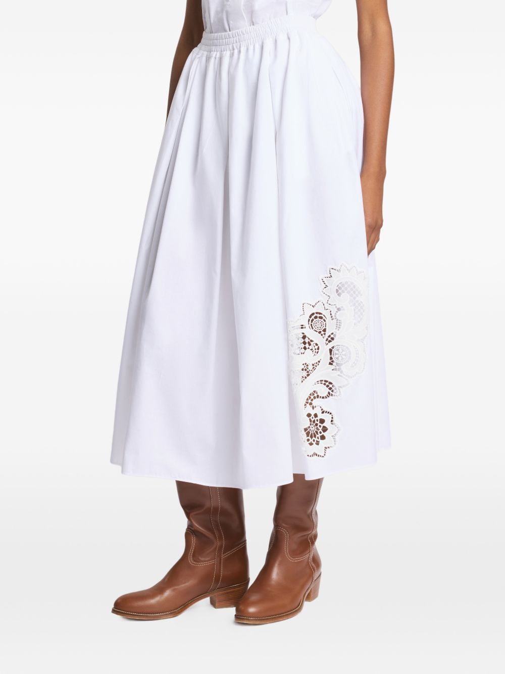 Fay COTTON LONG SKIRT Size 30" / US 8 / IT 44 - 2 Thumbnail