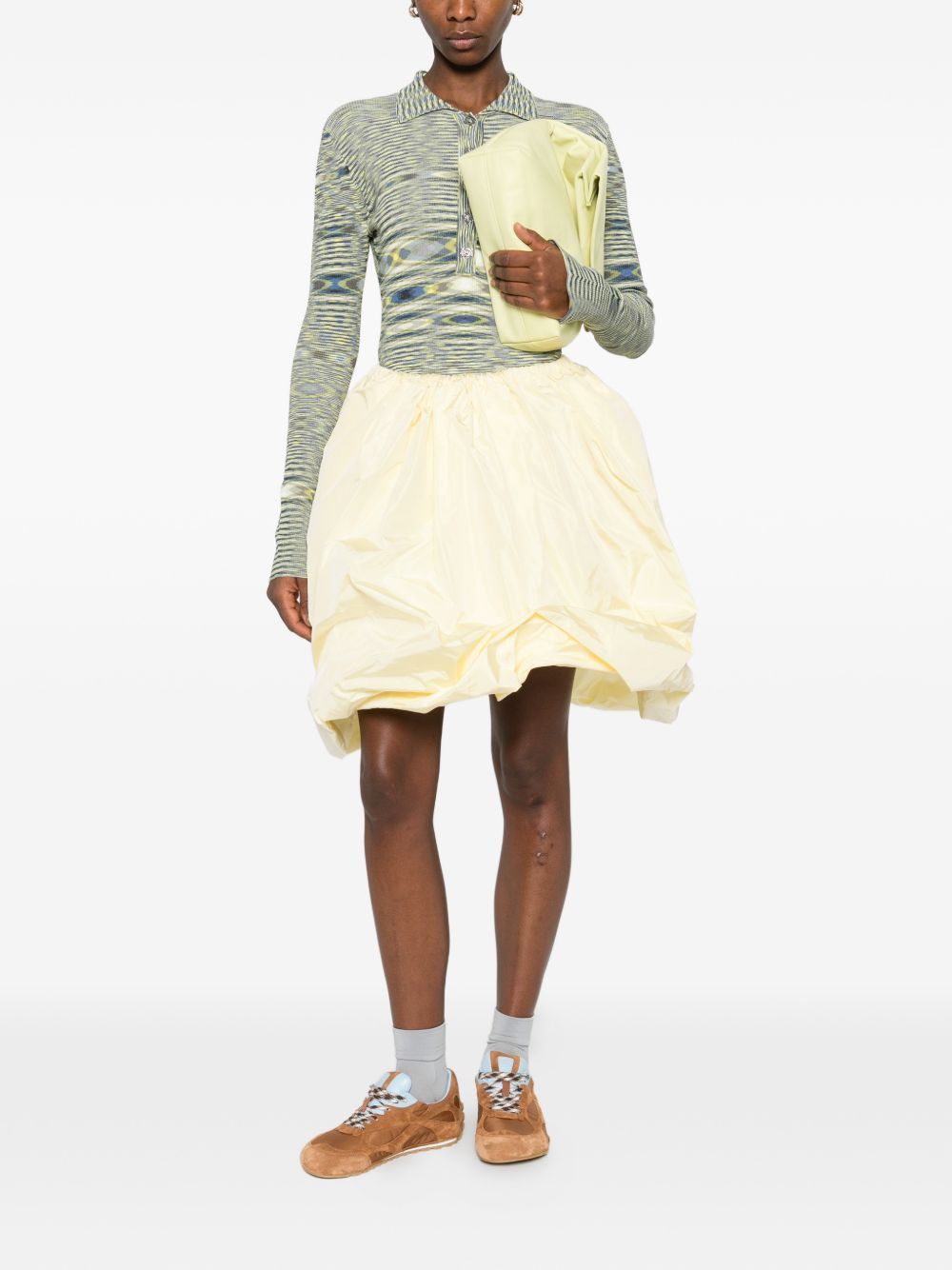 Prada TAFFETAS SKIRT Size 26" / US 2 / IT 38 - 5 Thumbnail