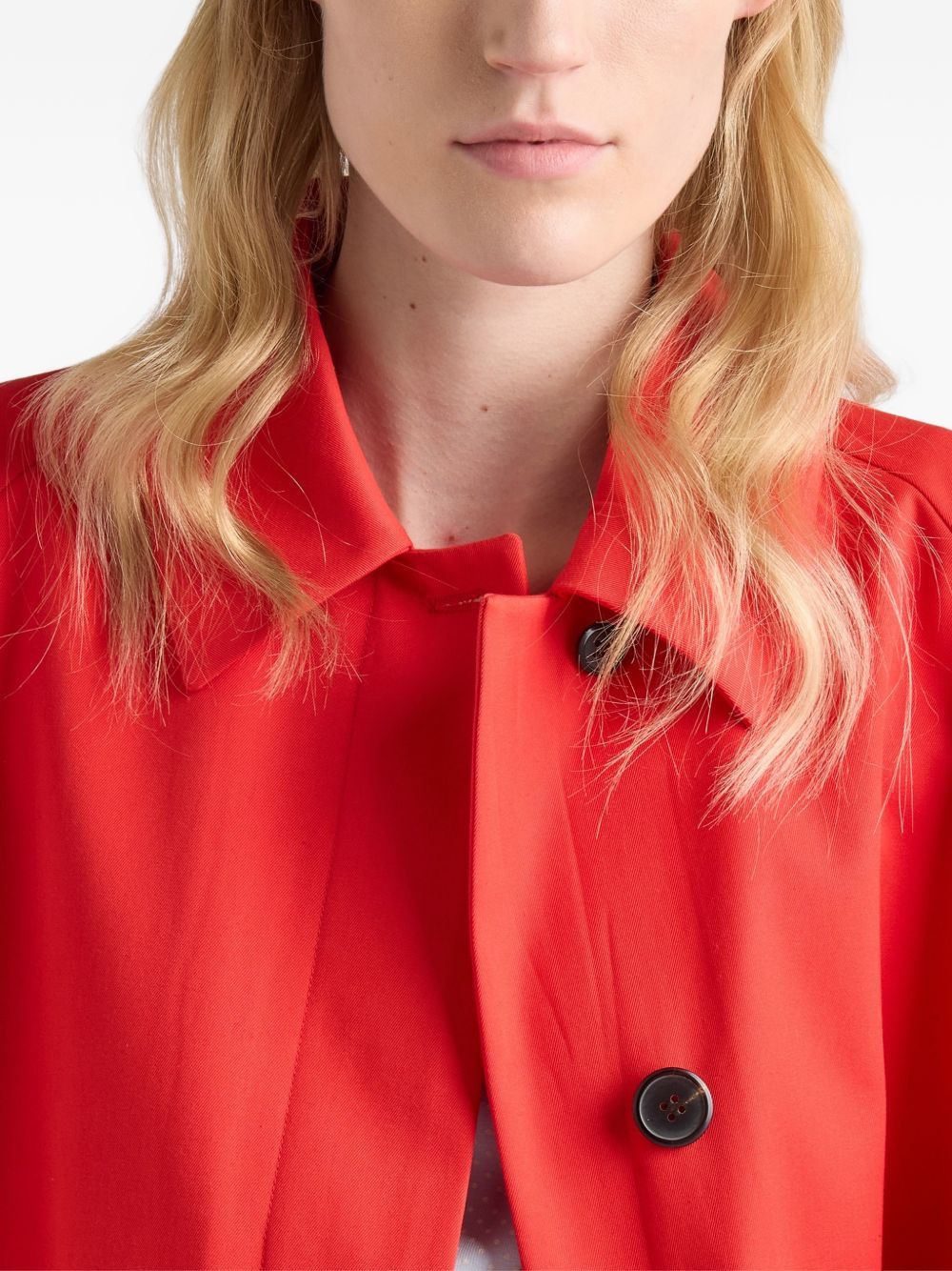 Prada GABARDINE MIDI COAT Size S / US 4 / IT 40 - 5 Thumbnail