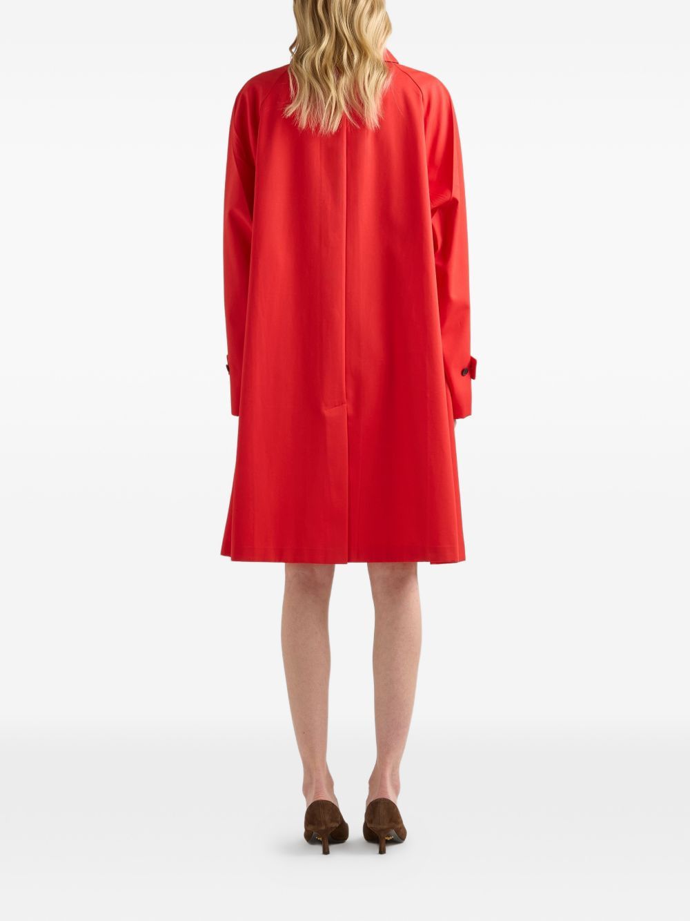 Prada GABARDINE MIDI COAT Size S / US 4 / IT 40 - 3 Thumbnail