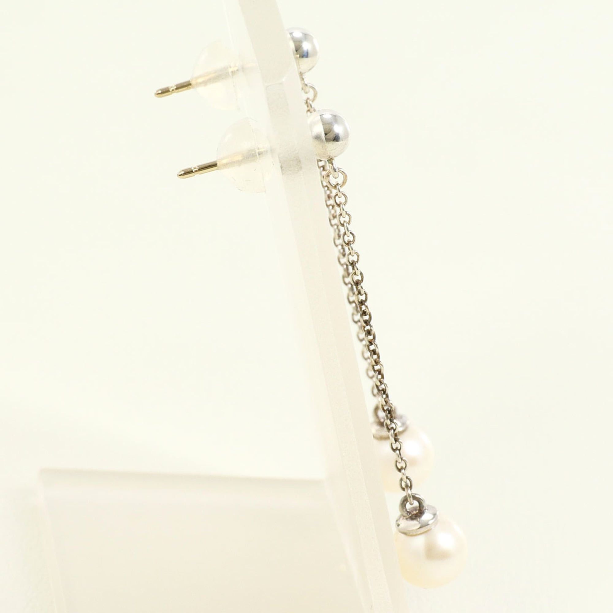 Tiffany & Co. Tiffany & Co. Silver Earrings with Pearls, Total Weight 1.3g, Jewelry, Like New, Free Shipping, Gift Wrapping Size ONE SIZE - 2 Thumbnail