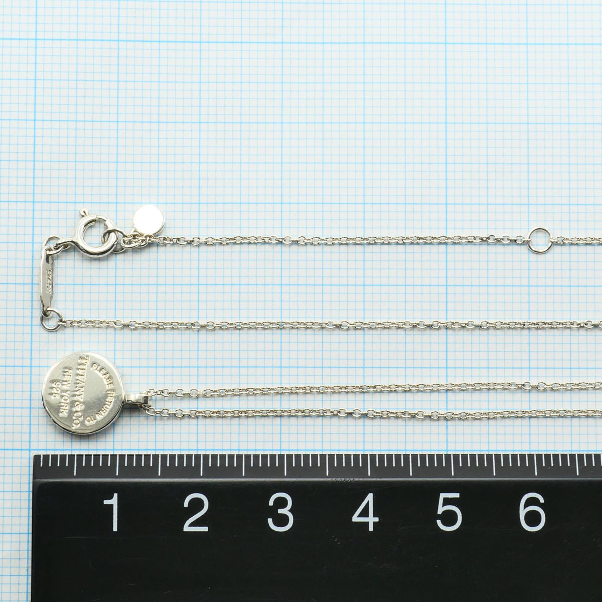 Tiffany & Co. Tiffany & Co. Return to Sterling Silver Necklace, Approx. 18.5 inches (45cm), Total Weight: 3.1g, Free Shipping, Like New, Gift Wrapping Size ONE SIZE - 5 Thumbnail
