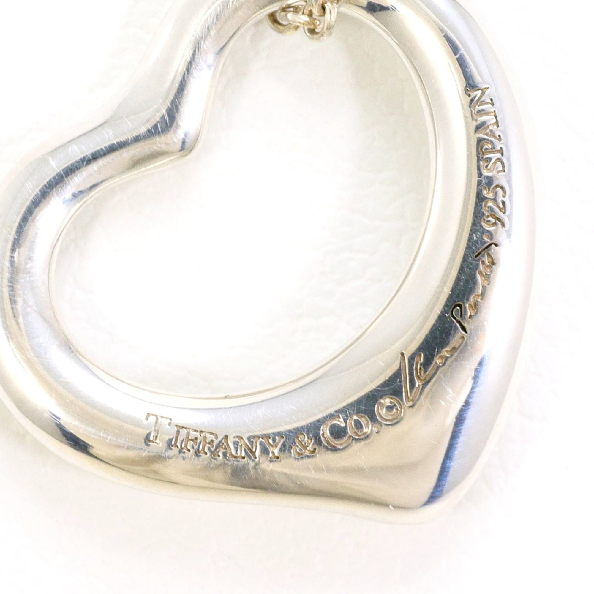 Tiffany & Co. Tiffany & Co. Open Heart Sterling Silver Necklace, Approx. 16.5 inches (41cm), Total Weight: 2.8g. Free Shipping, Like New, Gift Wrapping Available. Size ONE SIZE - 4 Thumbnail