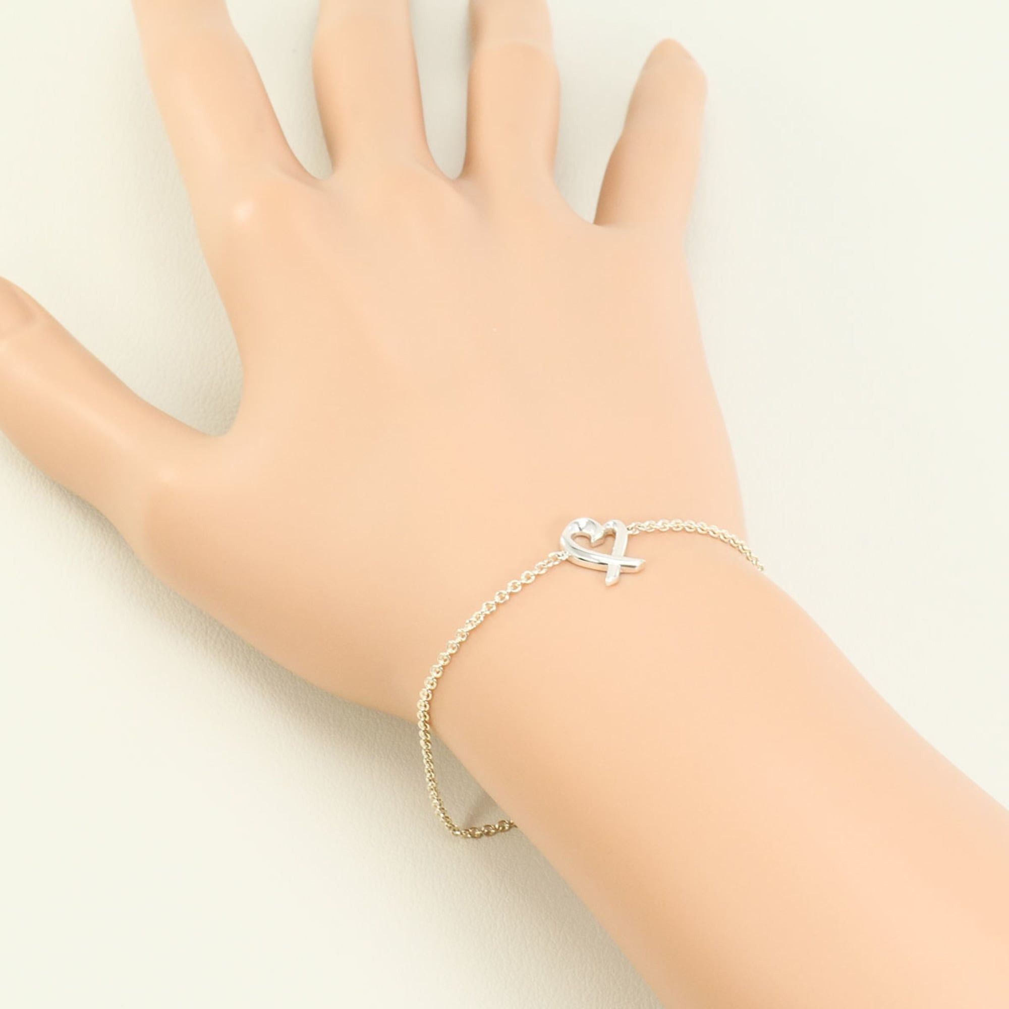 Tiffany & Co. Tiffany & Co. Loving Heart Sterling Silver Bracelet, Total Weight: Approximately 1.8g, Jewelry, Like New, Free Shipping, Gift Wrapping Size ONE SIZE - 3 Thumbnail