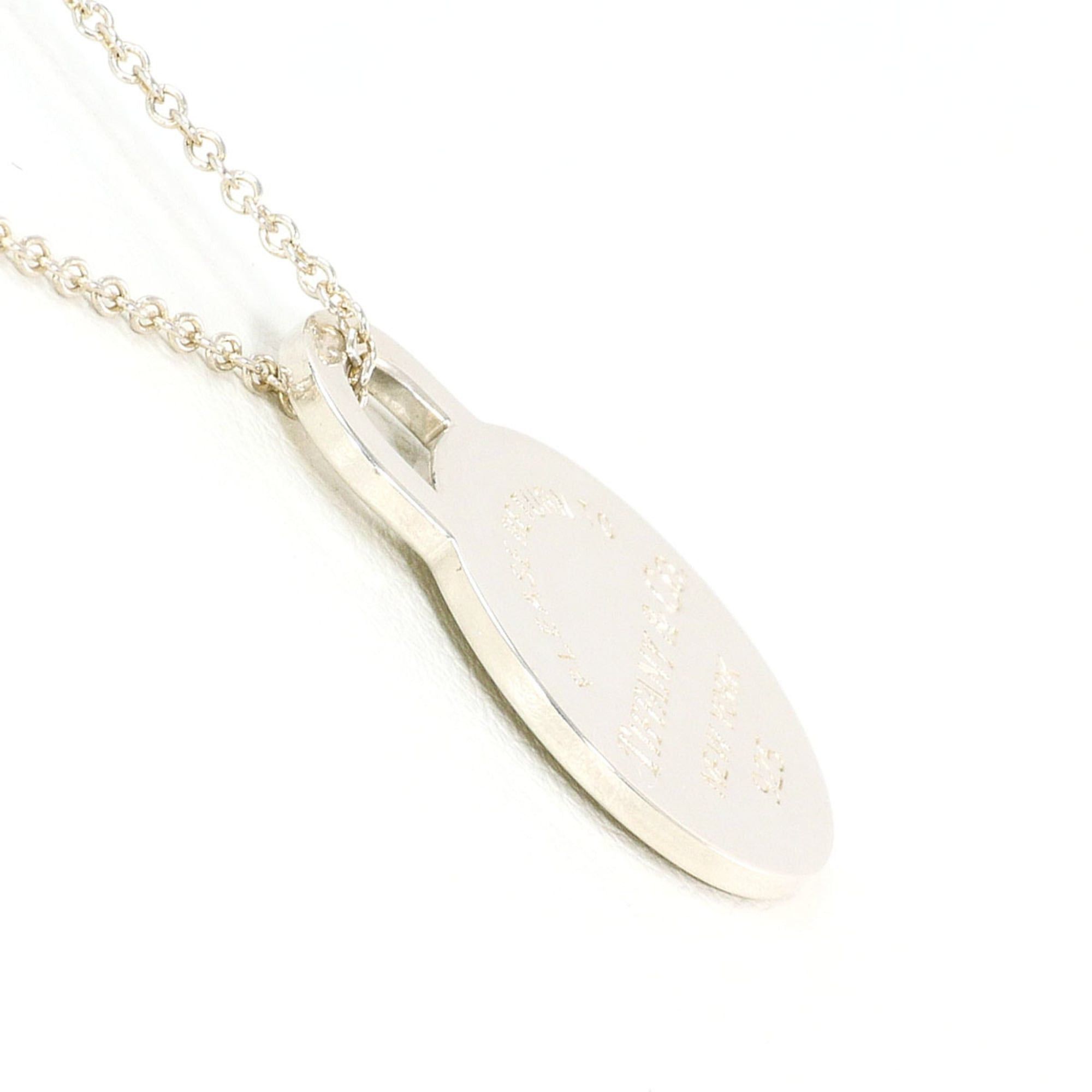 Tiffany & Co. Tiffany & Co. Return to Sterling Silver Necklace, Approx. 16.5 inches (40cm), Total Weight: 3.6g, Free Shipping, Like New, Gift Wrapping Size ONE SIZE - 2 Thumbnail