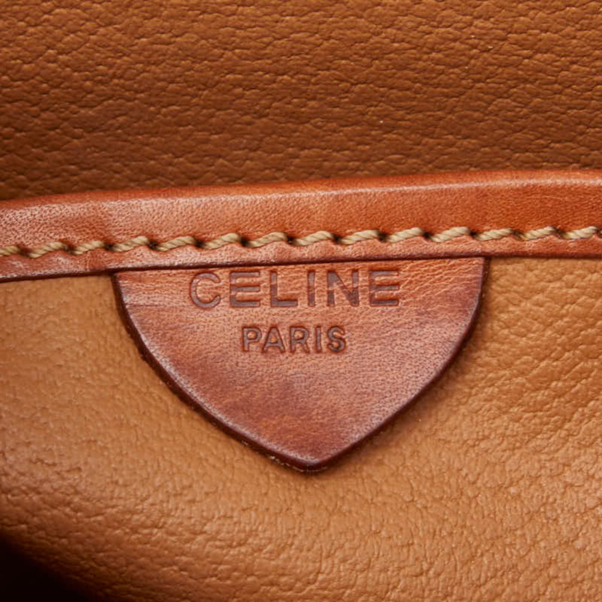 Celine Celine Macadam Crossbody Shoulder Bag in Beige and Brown Leather for Women Size ONE SIZE - 12 Thumbnail